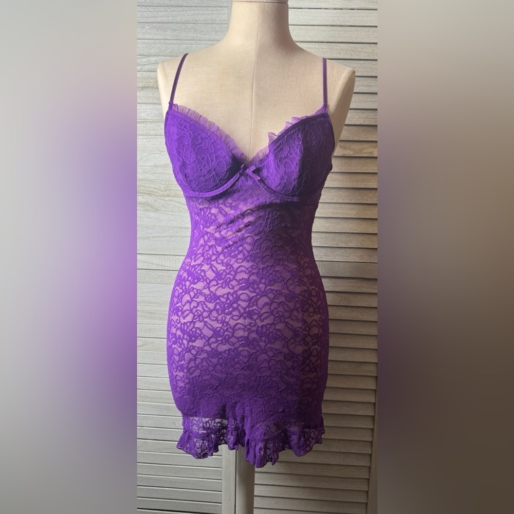 Victorias Secret Lacie Lingerie. Size Medium. New with tags. Ruffle back accents - Picture 6 of 6